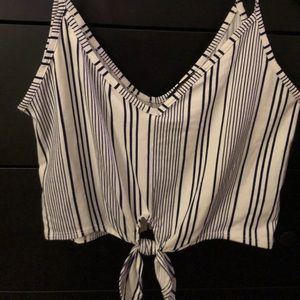 Stripe crop top